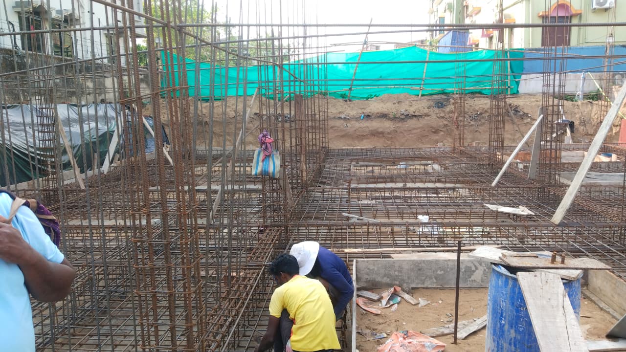 Column and footing reinforcement